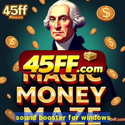 sound booster for windows